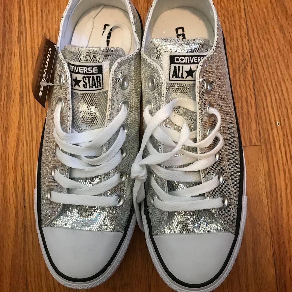 Sparkly Converse shoes